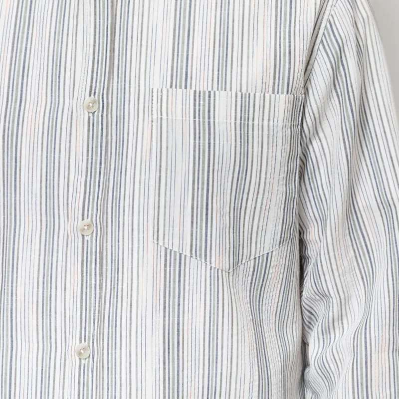 Anerkjendt Aklasse Stripe Long Sleeve Shirt Tofu-5