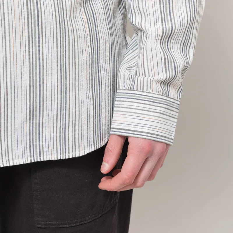 Anerkjendt Aklasse Stripe Long Sleeve Shirt Tofu-7