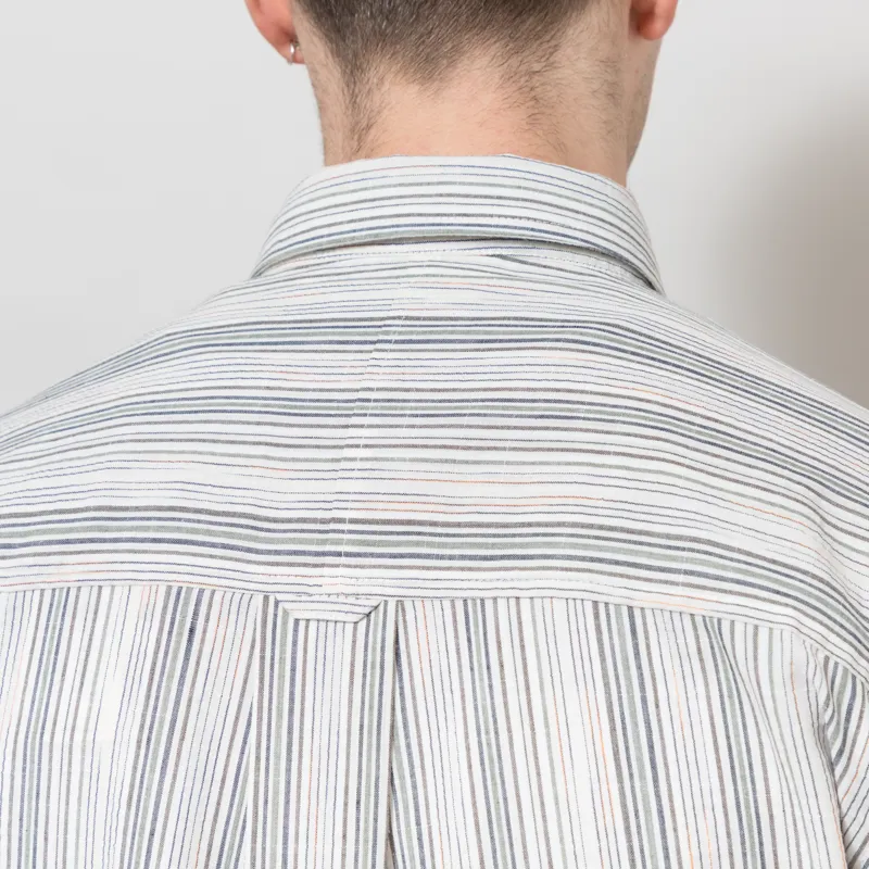 Anerkjendt Aklasse Stripe Long Sleeve Shirt Tofu-4