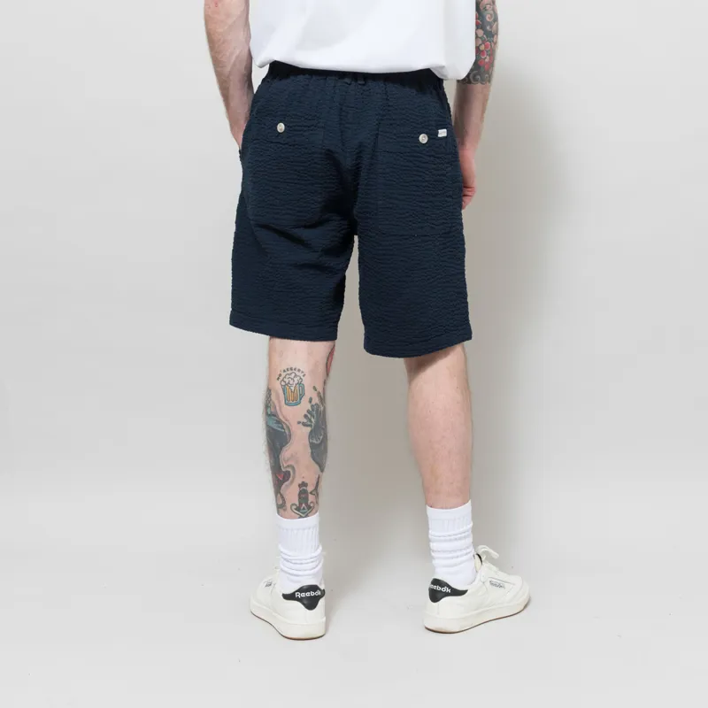 Anerkjendt Akjan Seersucker Shorts Sky Captain-1