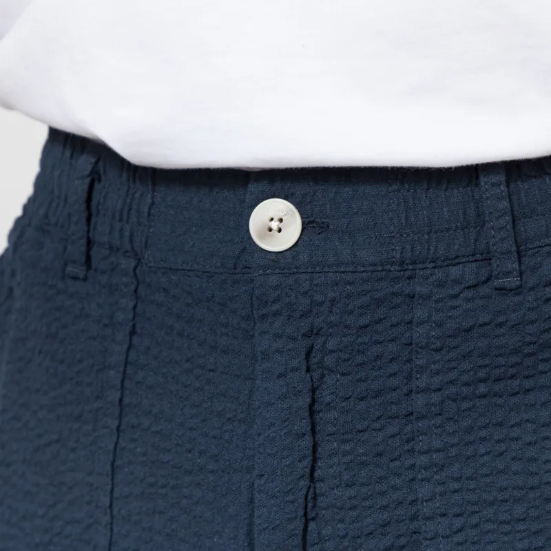 Anerkjendt Akjan Seersucker Shorts Sky Captain-3