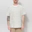 Anerkjendt Akvillads Structure Stripe T Shirt Tofu