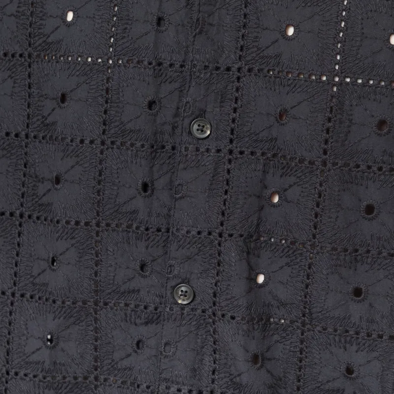 Anerkjendt Akleander Lace Embroidered Shirt Caviar-7