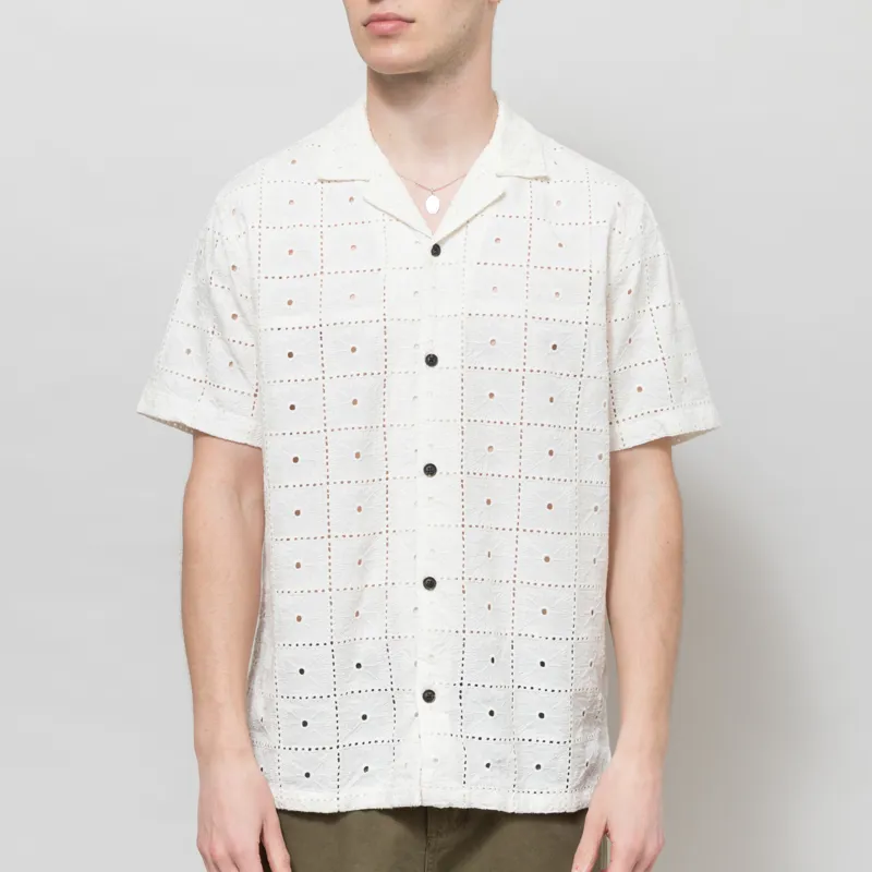 Anerkjendt Akleander Lace Embroidered Shirt Tofu