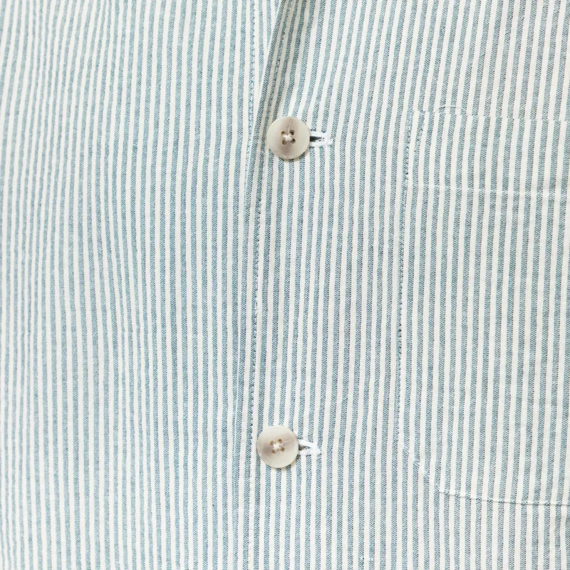 Anerkjendt Akodin Stripe Overshirt Tofu-5