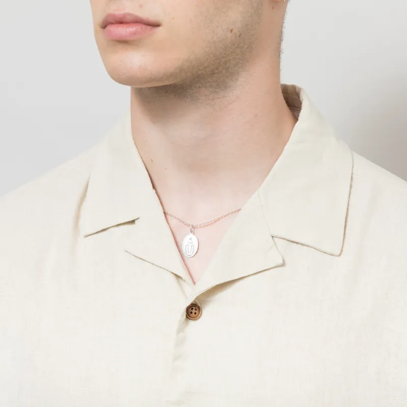 Anerkjendt Akleo Cot/Linen/Vis Shirt Brown Rice Melange-4