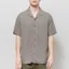 Anerkjendt Akleo Cot/Linen/Vis Shirt Grey Flannel