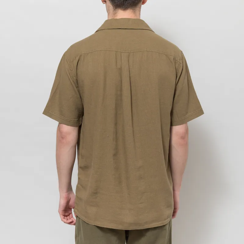 Anerkjendt Akleo Cot/Linen/Vis Shirt Teak-2