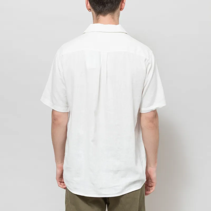 Anerkjendt Akleo Cot/Linen/Vis Shirt Tofu-2