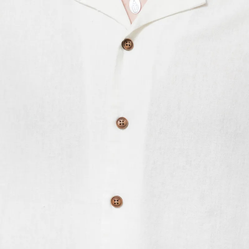 Anerkjendt Akleo Cot/Linen/Vis Shirt Tofu-5