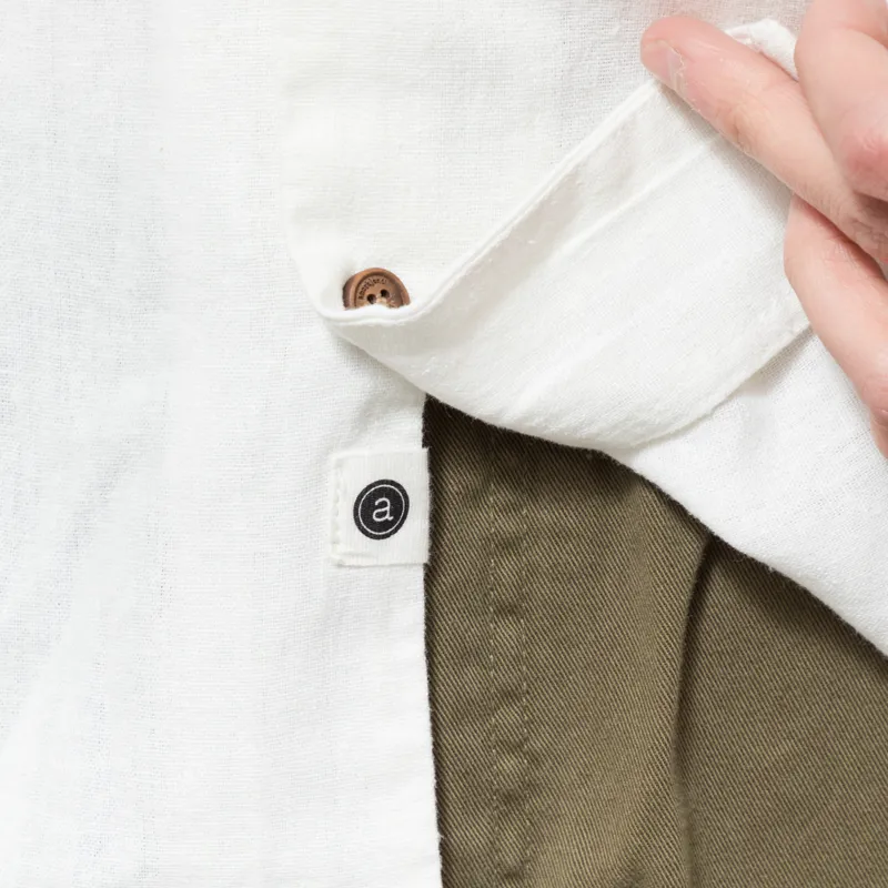 Anerkjendt Akleo Cot/Linen/Vis Shirt Tofu-6