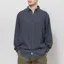 Anerkjendt Akleo Cot/Linen/Vis Long Sleeve Shirt Blue Indigo