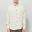 Anerkjendt Akleo Cot/Linen/Vis Long Sleeve Shirt Brown Rice Melange