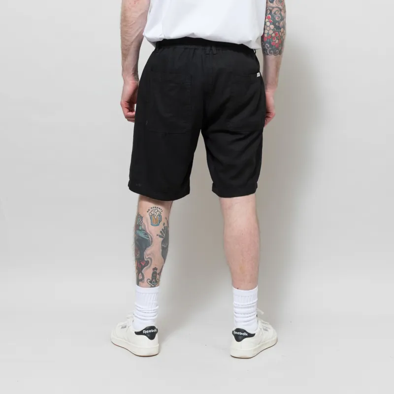 Anerkjendt Akjames Cot/Linen/Vis ELA Shorts Caviar-2