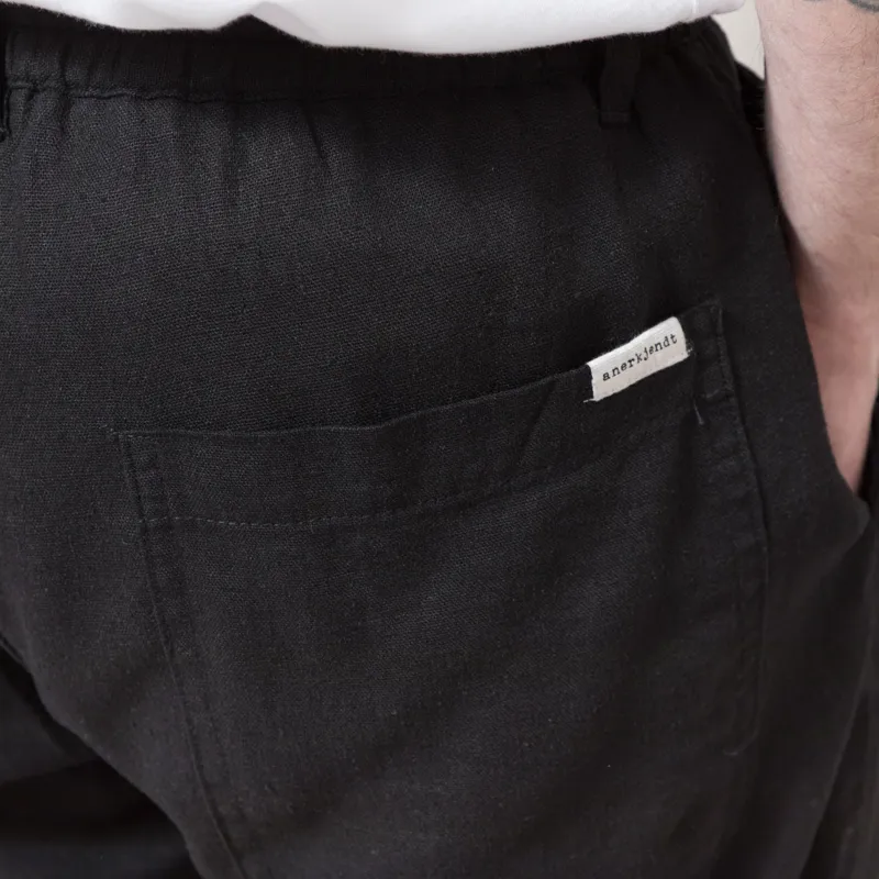 Anerkjendt Akjames Cot/Linen/Vis ELA Shorts Caviar-6