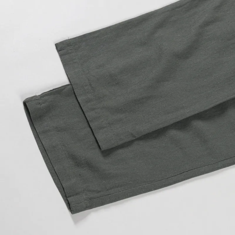 Anerkjendt Akjan Cot/Linen/Vis ELA Pants Forest Night-6