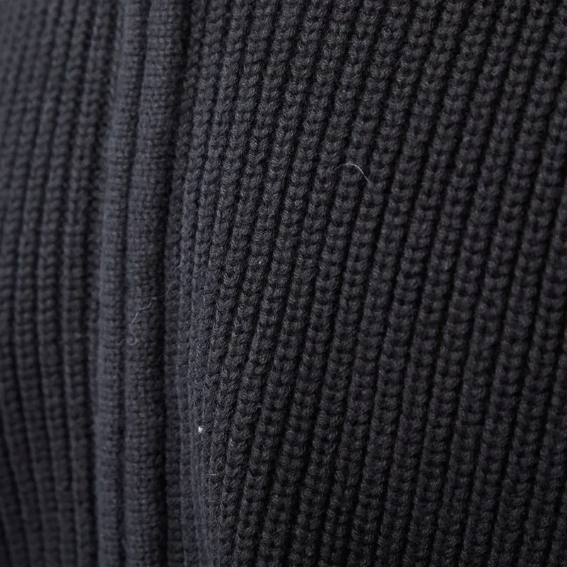 Anerkjendt Aksinus Bomber Knit Cardigan Caviar-6