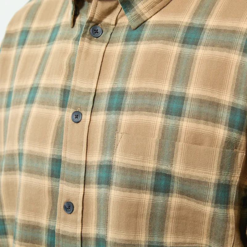 Anerkjendt Akotto Flannel Check Shirt Hunter Green-4
