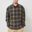 Anerkjendt Akotto Flannel Check Shirt Forest Night