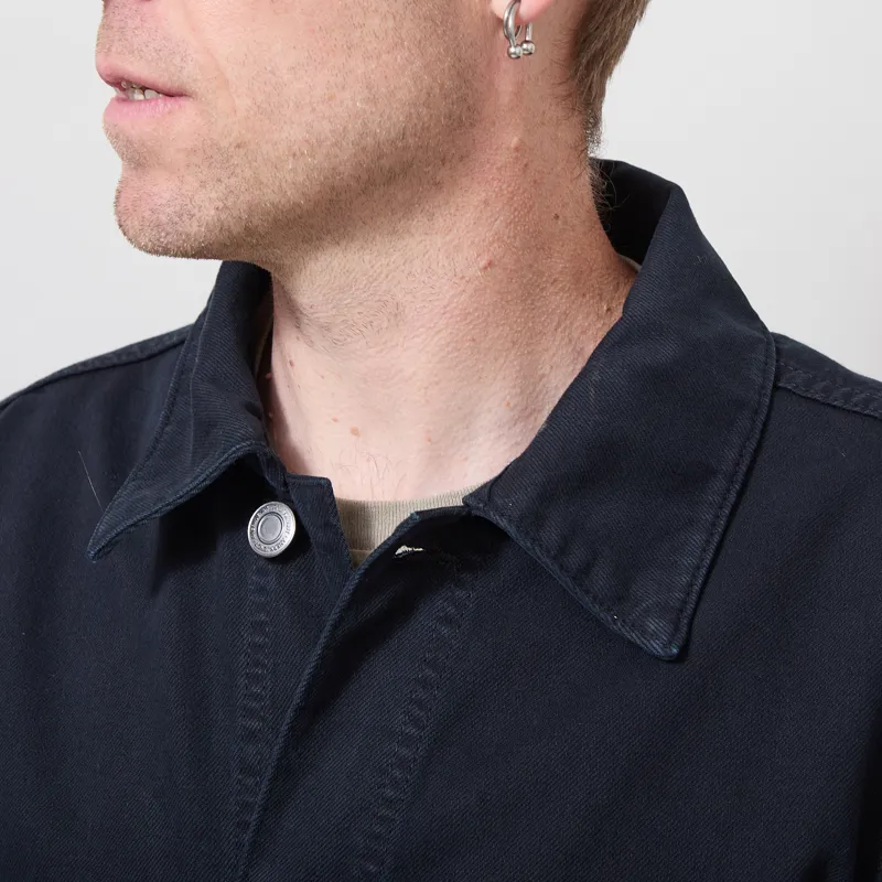 Anerkjendt Akozzy Twill Overshirt Caviar-3