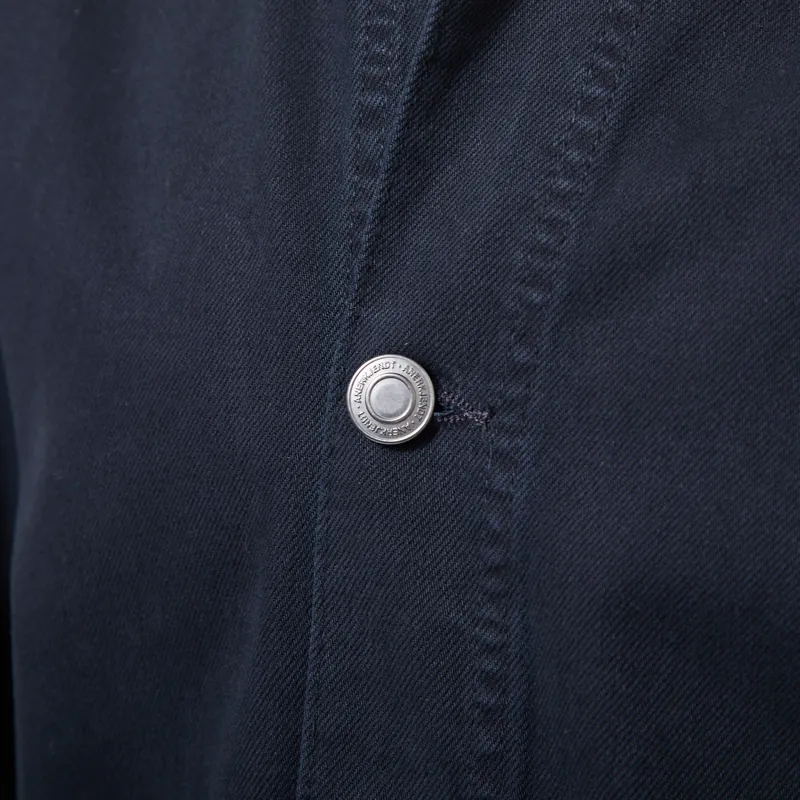 Anerkjendt Akozzy Twill Overshirt Caviar-5