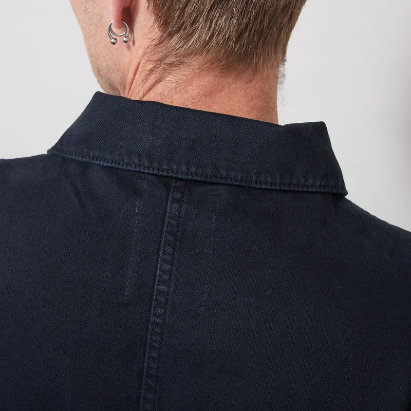 Anerkjendt Akozzy Twill Overshirt Caviar-4