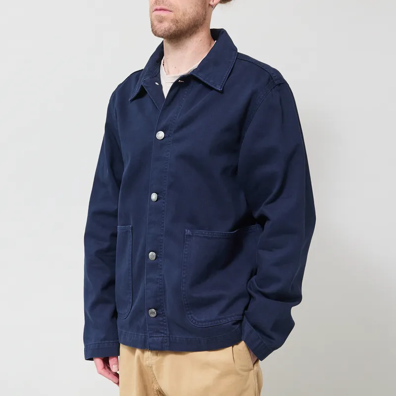 Anerkjendt Akozzy Twill Overshirt Sky Captain-1
