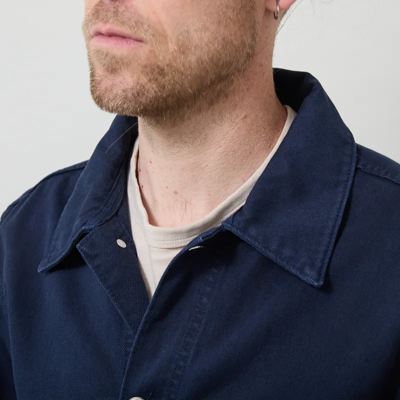 Anerkjendt Akozzy Twill Overshirt Sky Captain-3