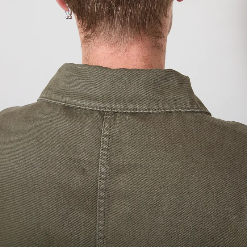 Anerkjendt Akozzy Twill Overshirt Forest Night-4
