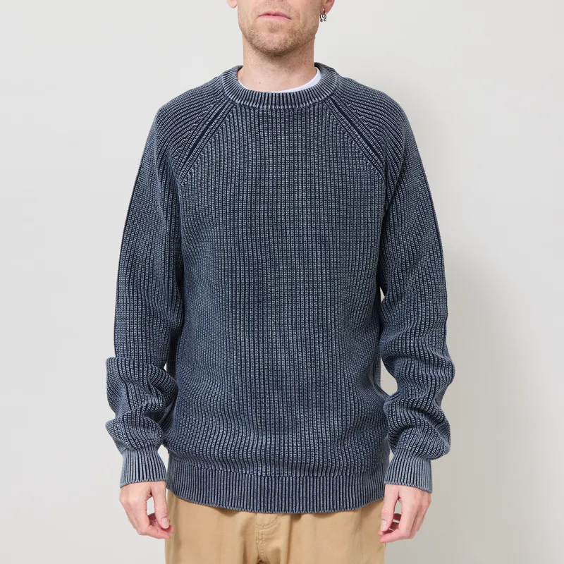 Anerkjendt Aksune Washed Patent Knit Sky Captain