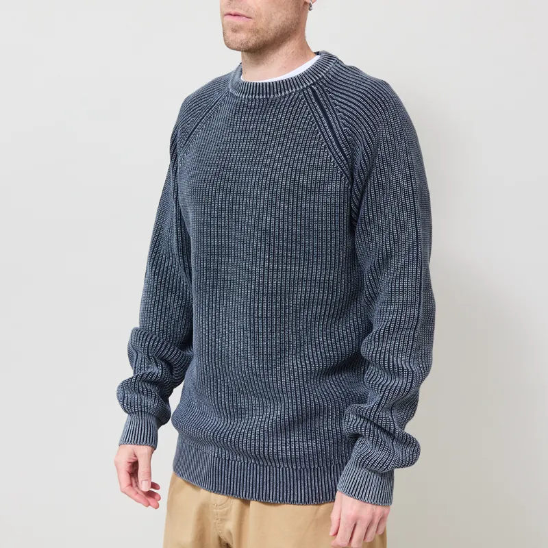 Anerkjendt Aksune Washed Patent Knit Sky Captain-1
