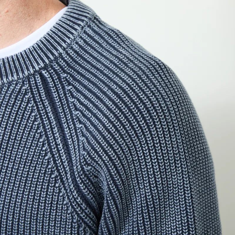 Anerkjendt Aksune Washed Patent Knit Sky Captain-4