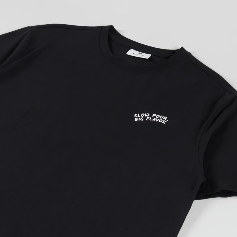 Anerkjendt Akvillads Slow Pour T Shirt Caviar-3