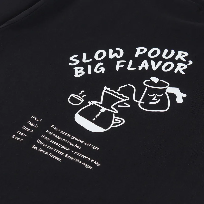 Anerkjendt Akvillads Slow Pour T Shirt Caviar-4