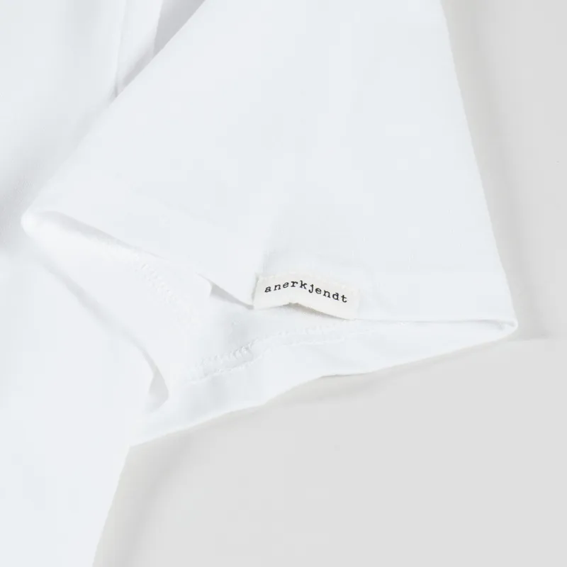 Anerkjendt Akvillads Slow Pour T Shirt Bright White-6