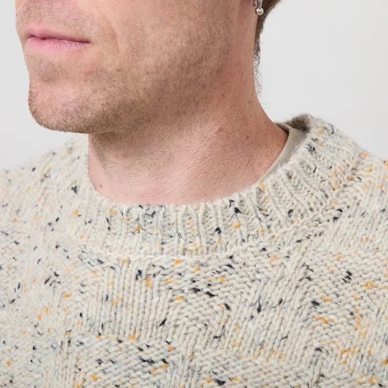 Anerkjendt Aksinus Heavy Wool Knit Light Grey Mel-3