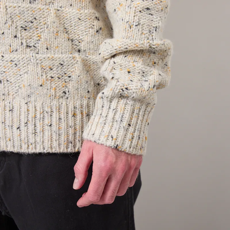 Anerkjendt Aksinus Heavy Wool Knit Light Grey Mel-4