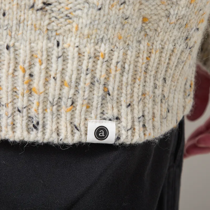 Anerkjendt Aksinus Heavy Wool Knit Light Grey Mel-5