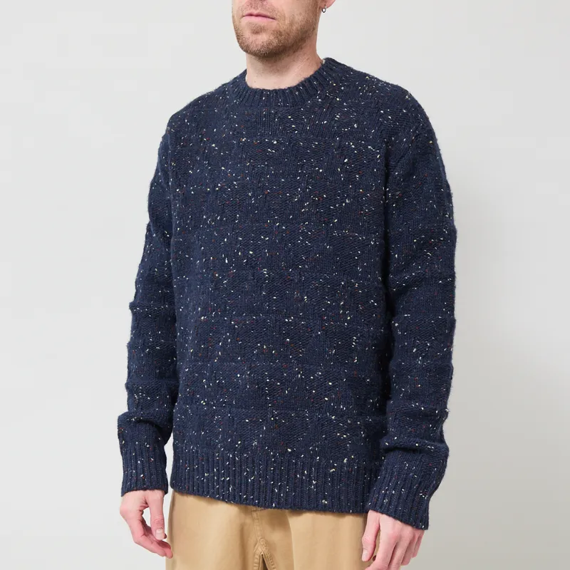 Anerkjendt Aksinus Heavy Wool Knit Sky Captain-1