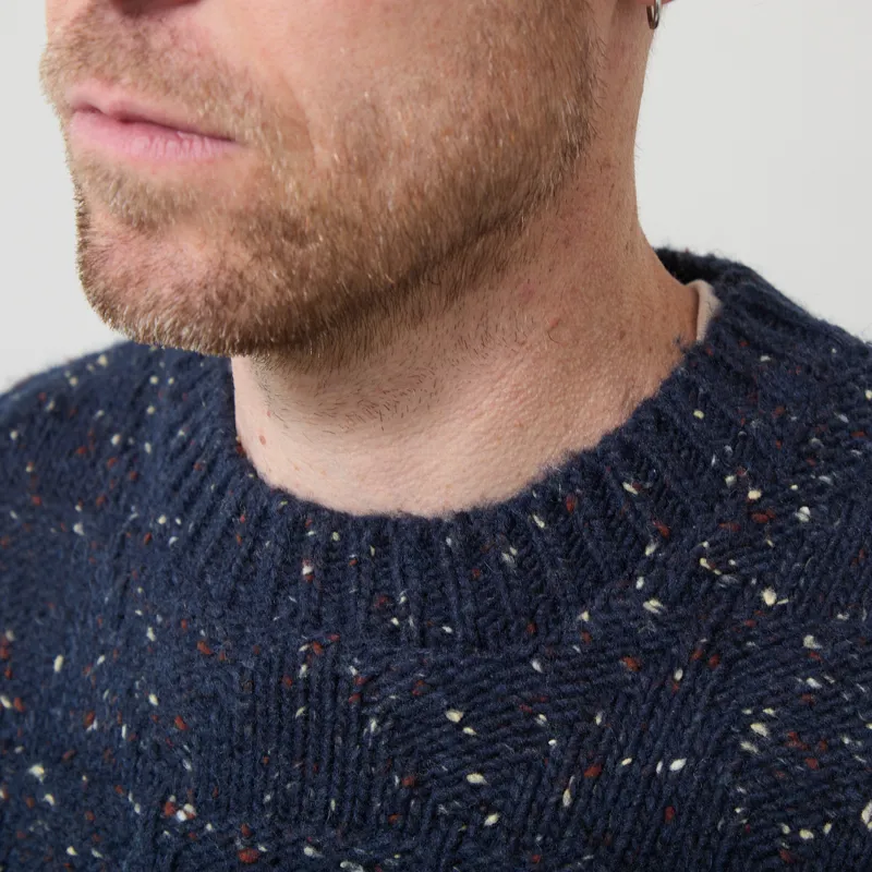 Anerkjendt Aksinus Heavy Wool Knit Sky Captain-3