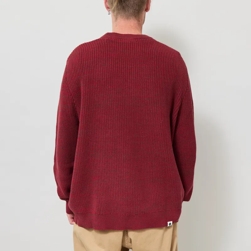 Anerkjendt Aksinus Cotton Knit Jumper Red Dahlia-2