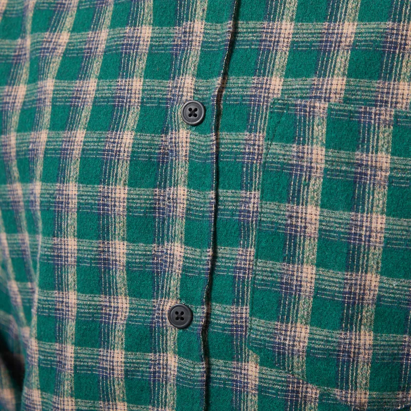 Anerkjendt Akleif Check Shirt Hunter Green-6