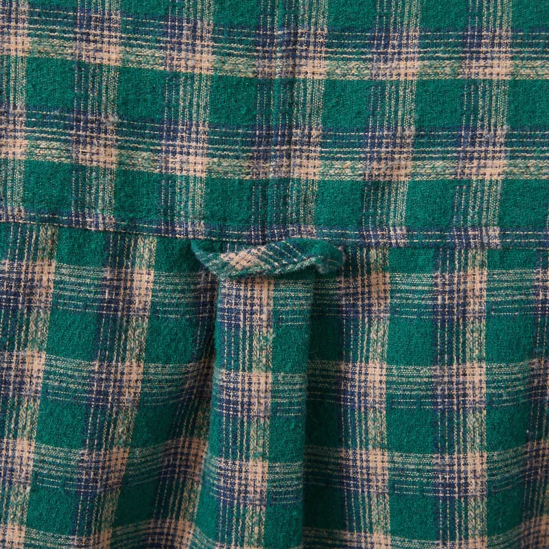 Anerkjendt Akleif Check Shirt Hunter Green-4