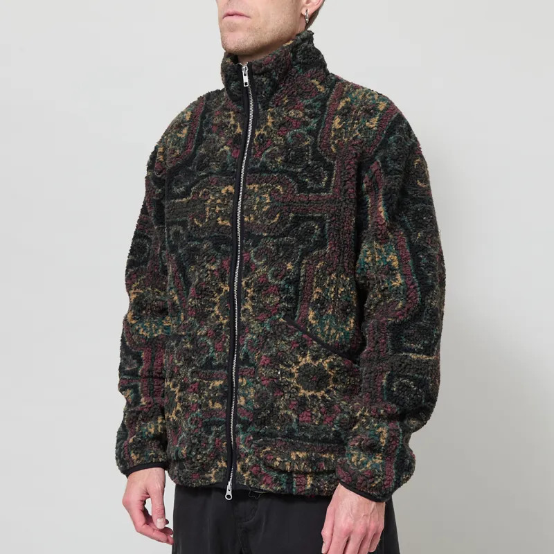 Anerkjendt Aktoni Jacq Teddy Cardigan Forest Night-1