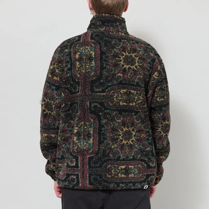Anerkjendt Aktoni Jacq Teddy Cardigan Forest Night-2