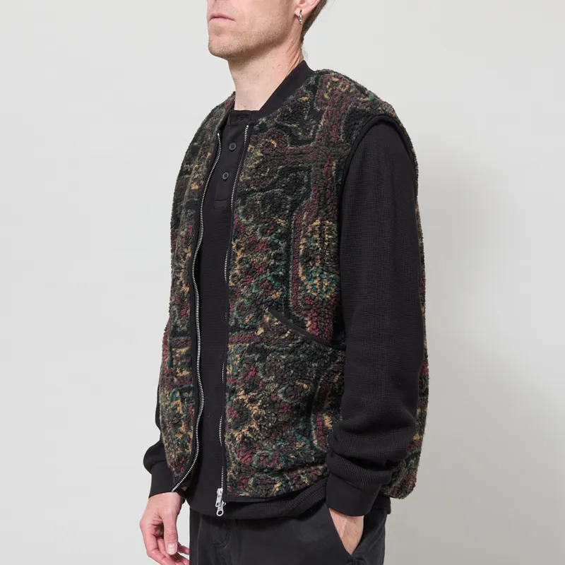 Anerkjendt Akrobin Jacq Teddy Gilet Forest Night-1