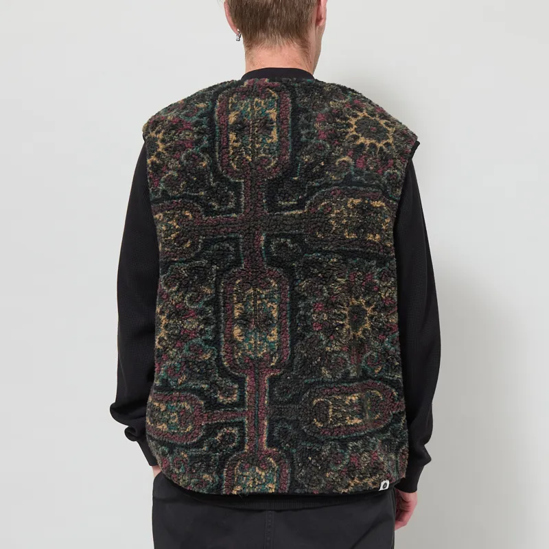 Anerkjendt Akrobin Jacq Teddy Gilet Forest Night-2