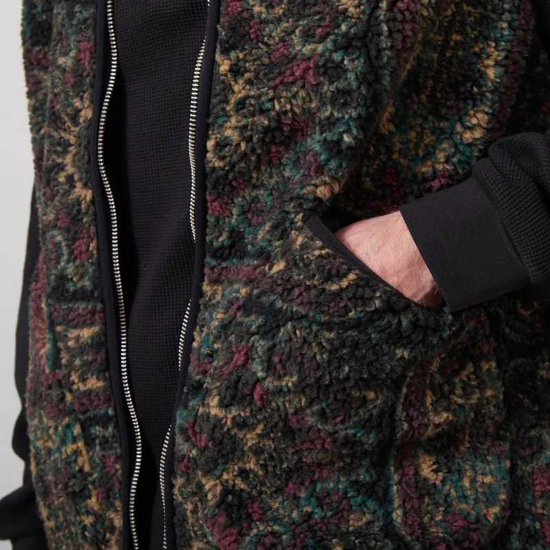 Anerkjendt Akrobin Jacq Teddy Gilet Forest Night-6
