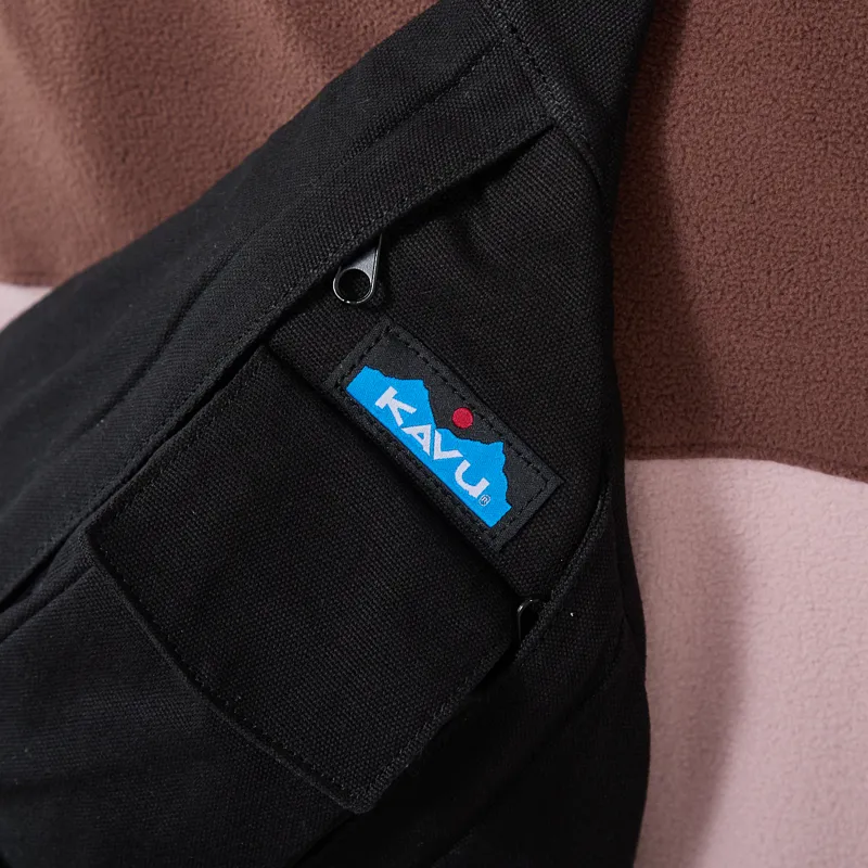 Kavu Womens Mini Rope Bag Black Night-4