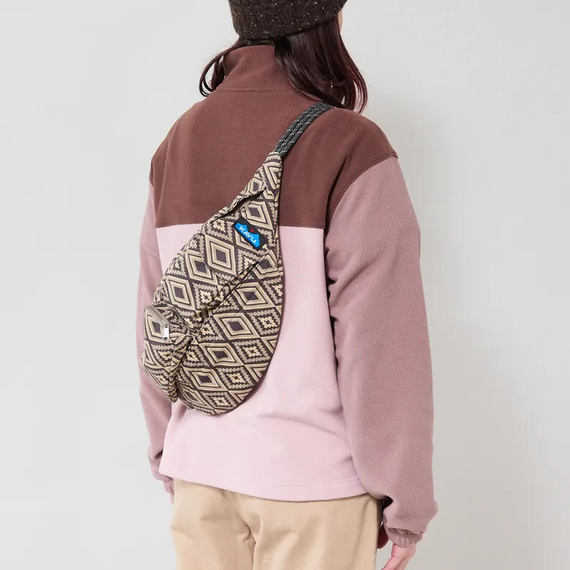 Kavu Womens Mini Rope Bag Carbon Diamond-1